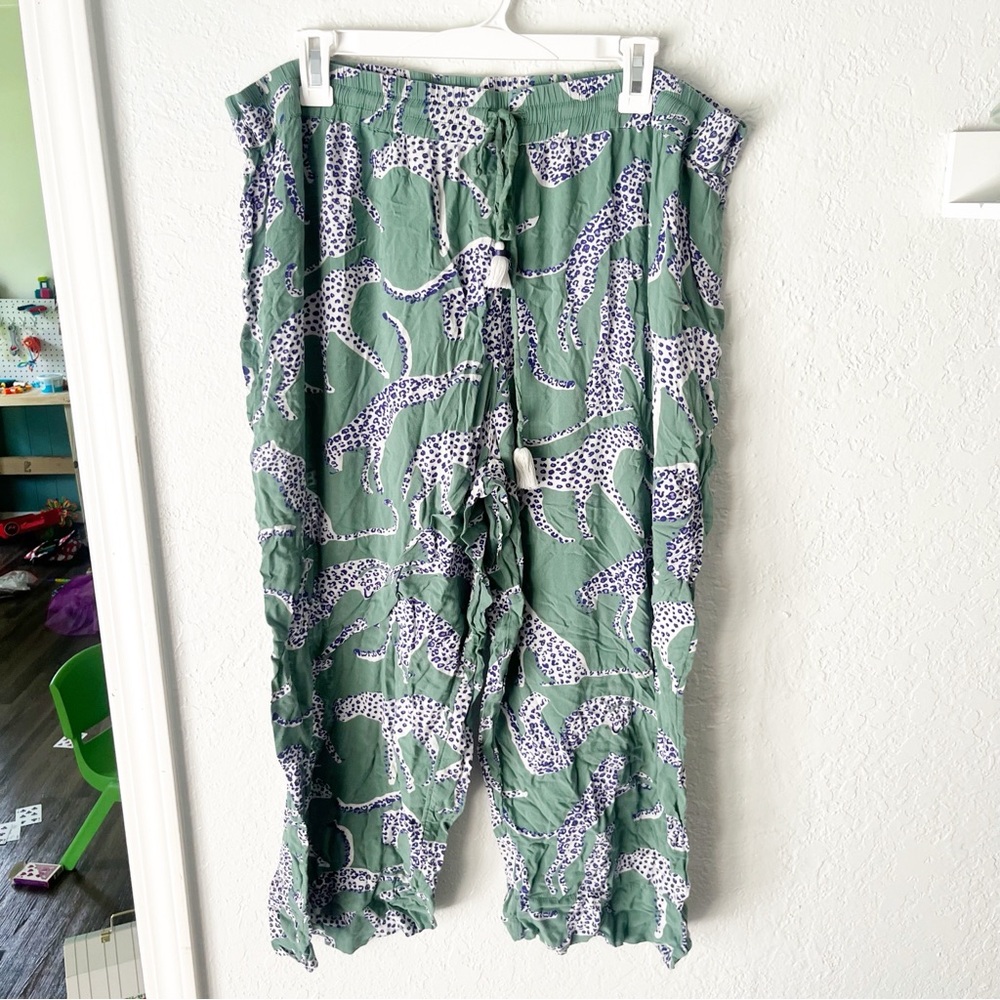 Anthropologie Pajamas Women's 2X A+ Sweet Dreams Sleep Set Leopard Print - Picture 9 of 14